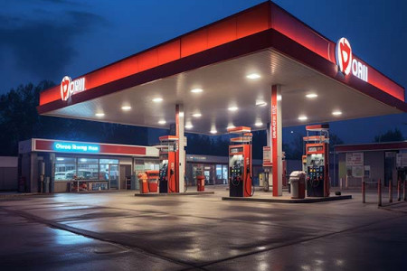 Wiaty,  zadaszenia stacji paliw