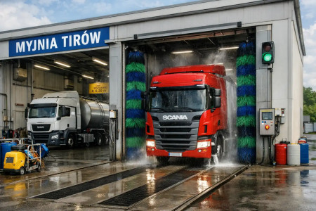 Myjnie do aut ciężarowych